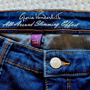 Dark wash boot cut jeans